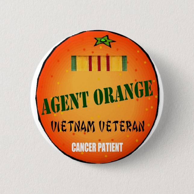 AGENT-ORANGE BUTTON (Vorderseite)