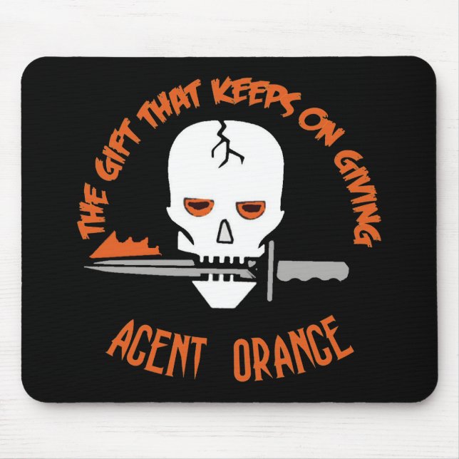 Agent-Orange die Geschenk DUNKELHEIT Mousepad (Vorne)
