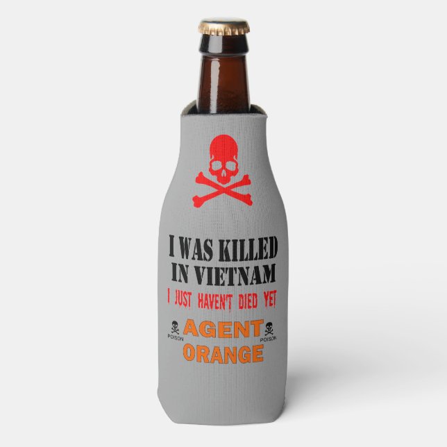 AGENT ORANGE FLASCHENKÜHLER (Flaschenvorderseite)