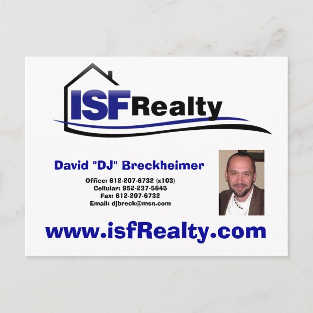 Agent Postkarten (Bearbeiten & personalisieren Sie (Vorderseite)