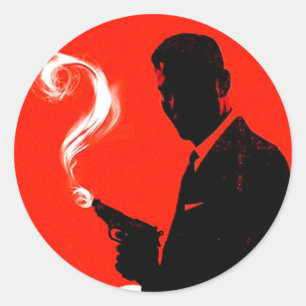 Agent Secret Runder Aufkleber