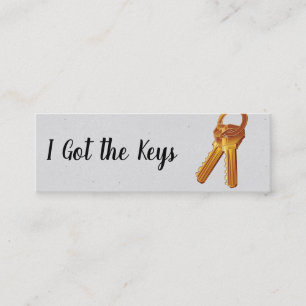 Agent/Tasten für Echtes Anwesen Mini Visitenkarte