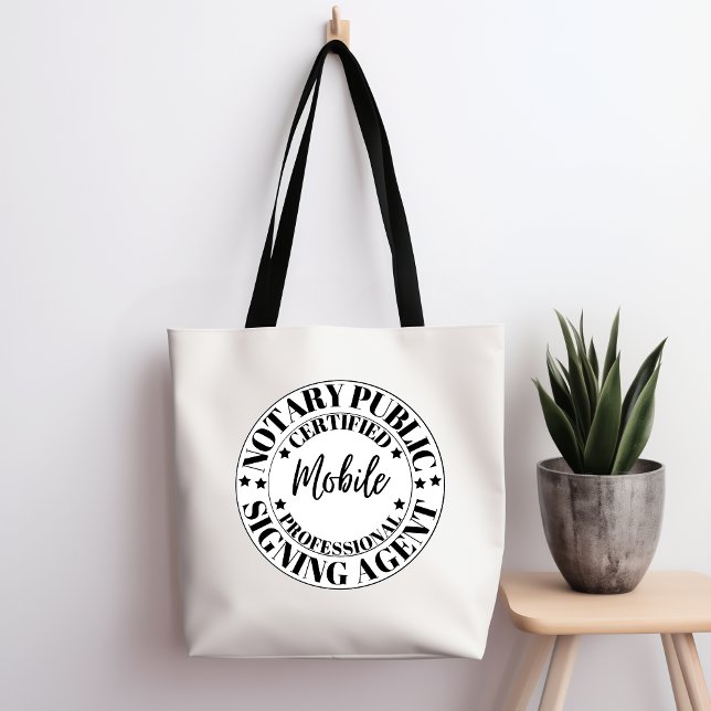 Agent Tote Bag für Notare (Von Creator hochgeladen)