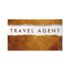 Agent-Visitenkarte für altgepacktes Papier