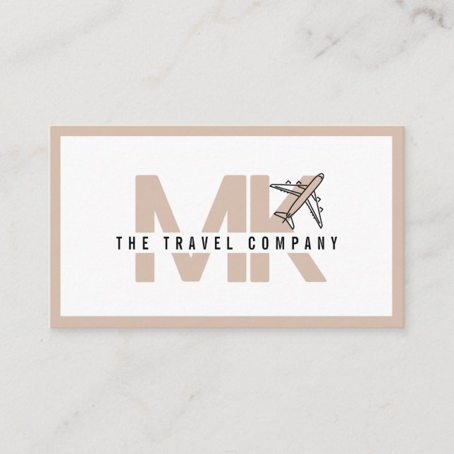 Agent-Visitenkarte für Reisebüros Visitenkarte (Vorderseite)