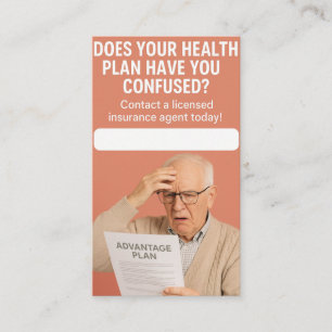 Agent von Versicherungen - VorzugsVisitenkarte Visitenkarte