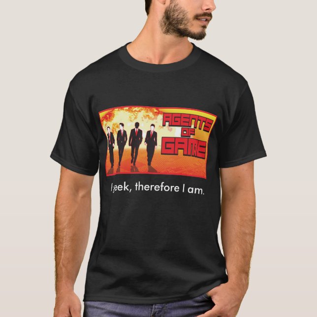Agenten des Spiels - Igeek deshalb bin ich T-Shirt (Vorderseite)