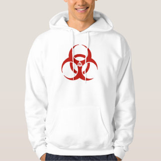 Agenten rote im Biogefährdung-Art-grundlegenden Hoodie