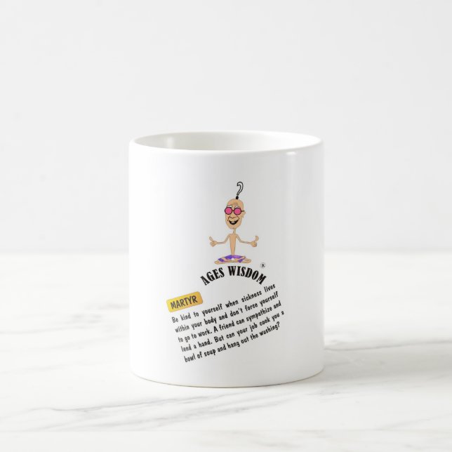 Ages Wisdom Tasse "martyr" Comic Wahrheit (Mittel)