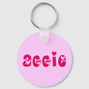 Aggie im Herzen Schlüsselanhänger