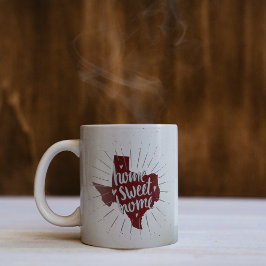 Aggie Maroon Zuhause Sweet Zuhause Texas Kaffeetasse