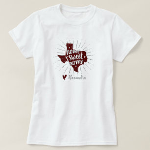 Aggie Maroon Zuhause Sweet Zuhause - Texas T-Shirt