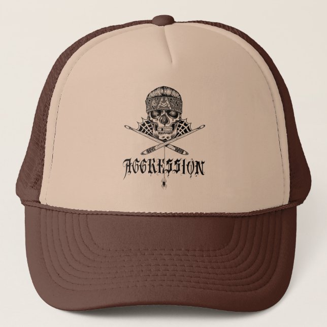 Aggression_Hat Truckerkappe (Vorderseite)