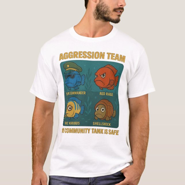 Aggressionsteam - Tank der Fische von Funny Cichli (Vorderseite)