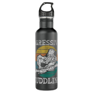 Aggressive Cuddling - Brazilian Jiu Jitsu MMA BJJ  Edelstahlflasche