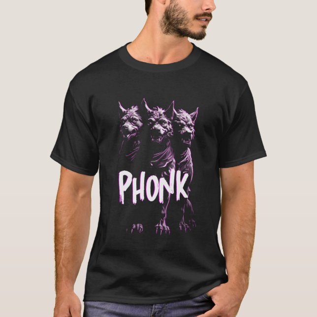 Aggressiver Phonk Music Ästhetischer Junge T-Shirt (Vorderseite)
