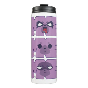 Aggretsuko! Gesichter-Thermal-Tumbler Thermosbecher