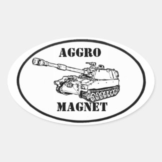 Aggro Magnet Aufkleber