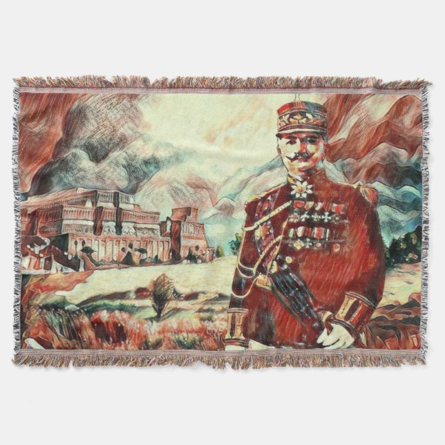 Agha Petros Throw Blanket Decke (Vorderseite)