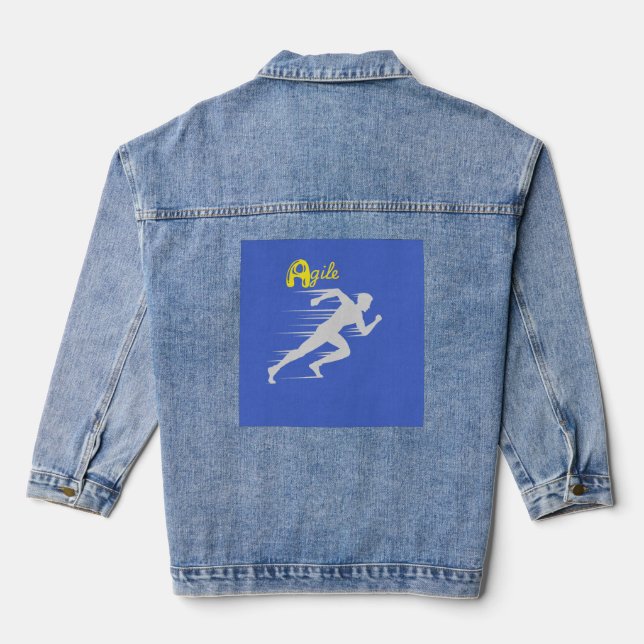 Agil Jeansjacke (Rückseite)