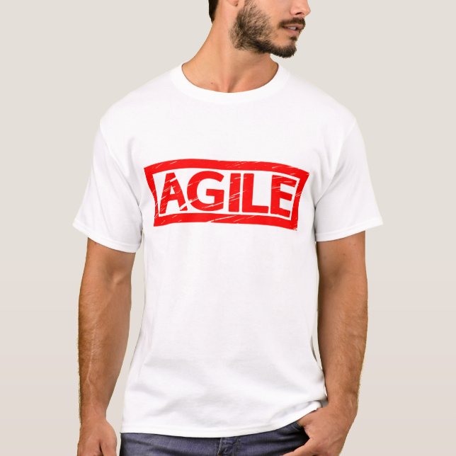 Agile Briefmarke T-Shirt (Vorderseite)