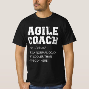 Agile Coach Definition für jemanden, der Agile ve T-Shirt