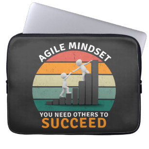 Agile Einstellung Sie brauchen andere, um erfolgre Laptopschutzhülle