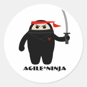Agile Ninja Stickers