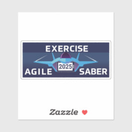 Agile Säbel 3 Aufkleber