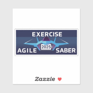 Agile Säbel 3 Aufkleber