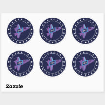 Agile Säbel 6 Graf Sticker Sheet