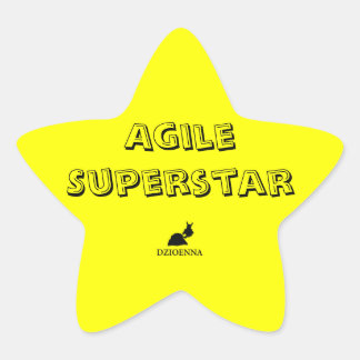 Agile Superstar Stickers