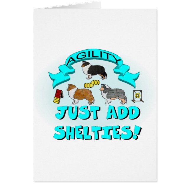 Agility - addieren Sie einfach Shelties (Vorne)