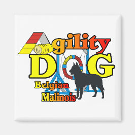 Agility Belgisch Malinois Geschenke Magnet