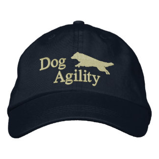 Agility Border Collie Dark Bestickte Baseballkappe