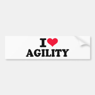 Agility der Liebe I Autoaufkleber