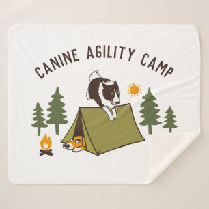 Agility Dog Niedlich Border Collie Camp Custom Sherpadecke