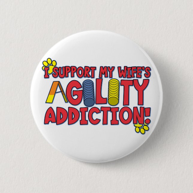 Agility-Ehefrau Button (Vorderseite)