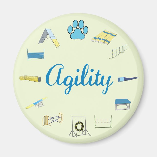 Agility-Hindernisse Magnet (Vorne)