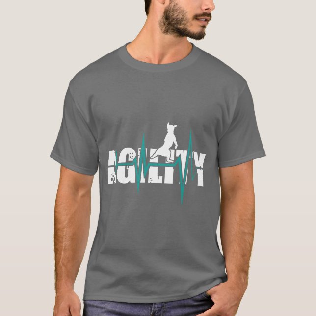Agility Hogs Agility Junge T-Shirt (Vorderseite)