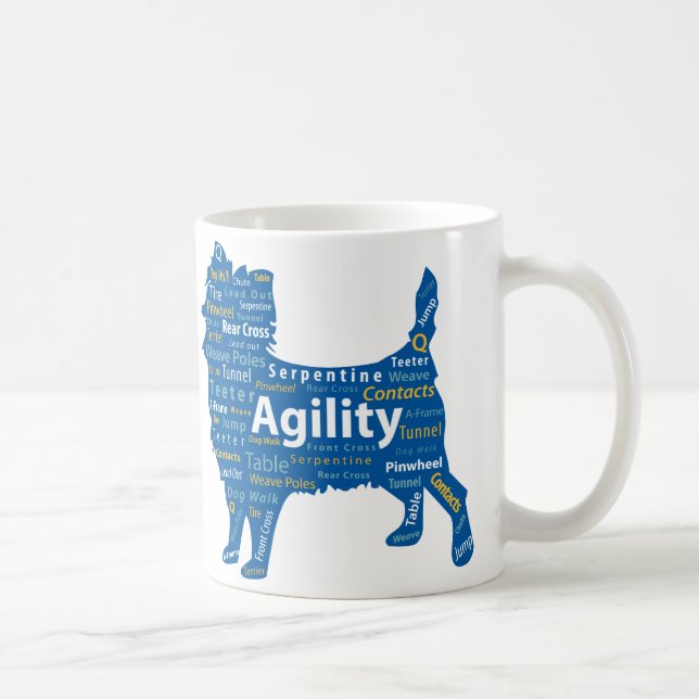 Agility-Kaffee-Tasse, Reise-Tasse oder Stein Tasse (Rechts)