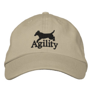 Agility Labrador Retriever bestickter Hut