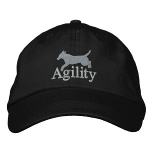 Agility Labrador Retriever bestickter Hut (Silber)