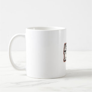 Agility-Mama Vintage-Hunde-Agility-Silhouette Typo Kaffeetasse