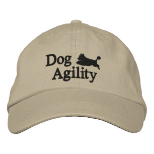 Agility Portugiesischer Wasserhund bestickt Bestickte Baseballkappe