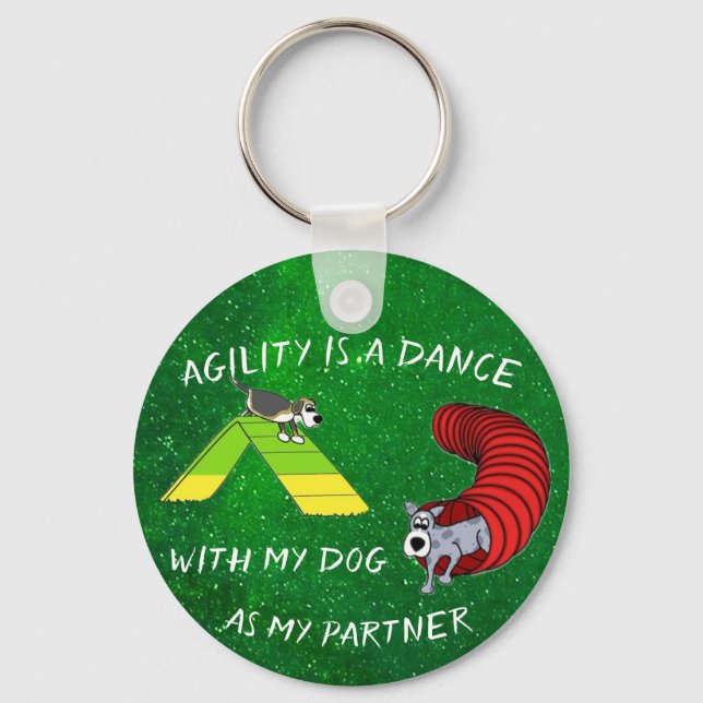 Agility-Schlüsselanhänger Schlüsselanhänger (Vorderseite)