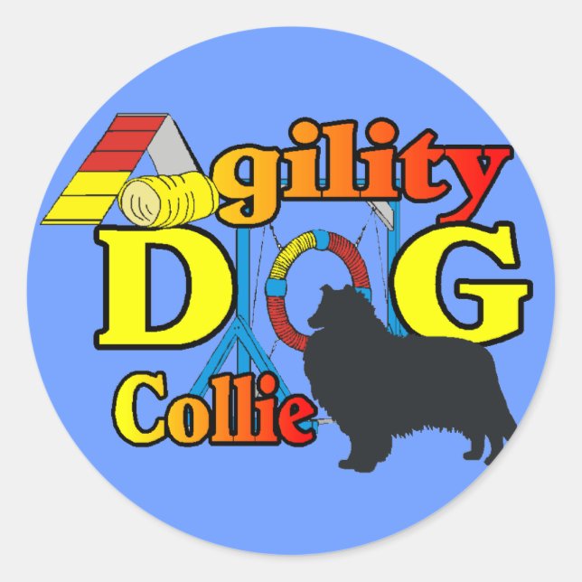 Agility Shirts Runder Aufkleber (Vorderseite)