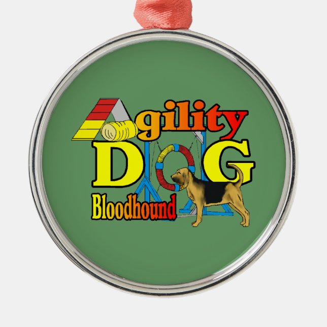 Agility Silbernes Ornament (Vorne)