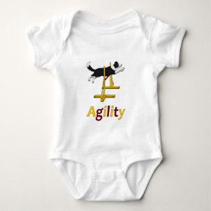 Agility springen baby strampler
