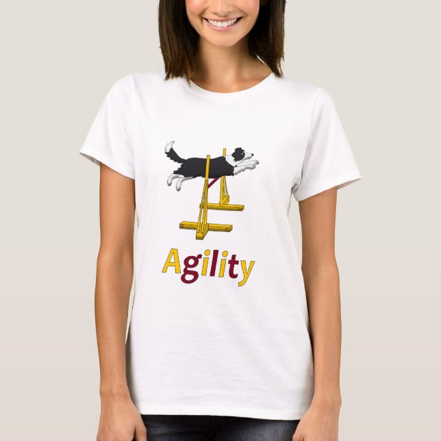 Agility springen T-Shirt (Vorderseite)